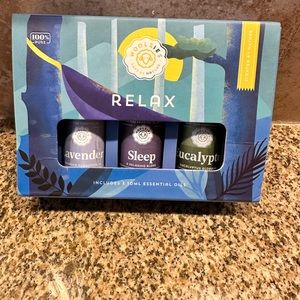 NWT Woolzies Relax Collection Essential Oils 3 10mL Bottles